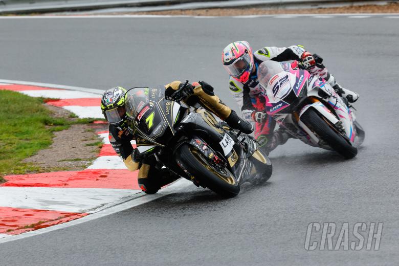 Ryan Vickers, Danny Kent, Race 1 , sprint, Brands Hatch, 2023, red flag, oil